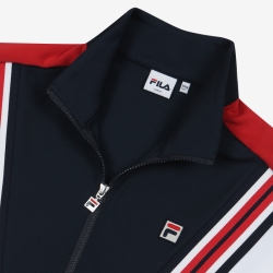 Fila Heritage Inline Tape Track Top - Miesten Liivit - Laivastonsininen | FI-85060